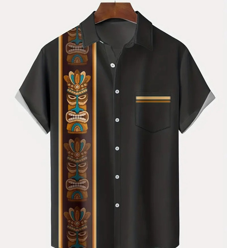 Camisa Hombre Tallas Extra Plus Modelo Totem 3xl 4xl 5xl