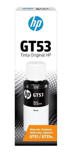 Tinta Original Hp Gt53 Negro (1vv22al)