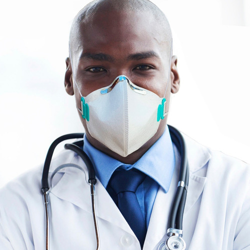 20 Máscaras Hospitalar Proteção Pff2s N95 Inmetro E Iso9001