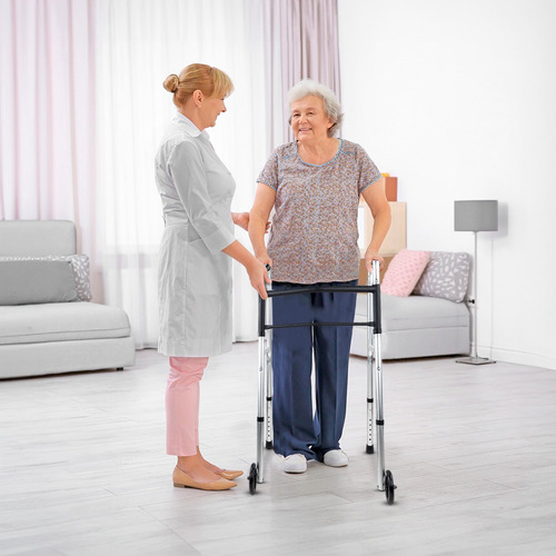 Andadera Ortopedica Adultos Plegable Y Ajustable Con Ruedas
