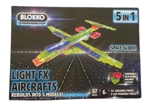 Juego Compatible Lego Con Luces Leds Carros Y Aviones 5 En 1