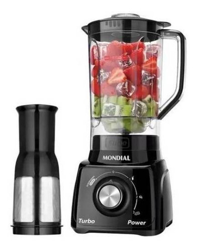 Liquidificador Turbo Power L-99 Fb 2,2l 550w Preto Mondial 110V