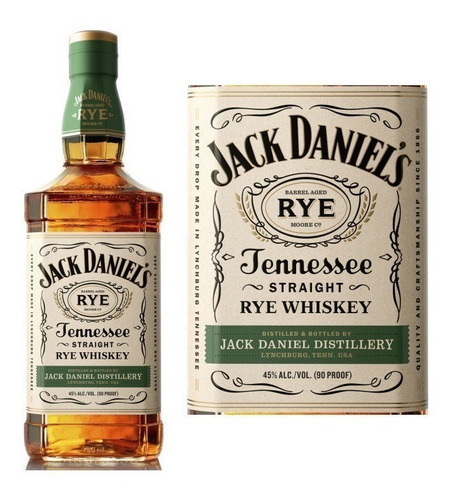 Whisky Jack Daniels Rye X1000cc Formato De Venta Unidad