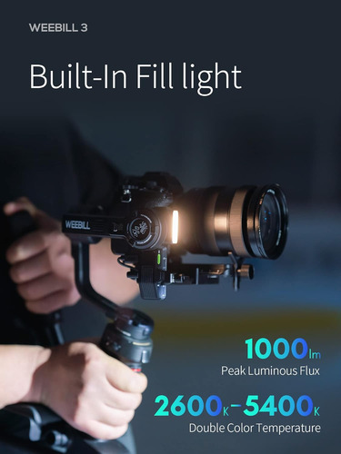 Zhiyun Weebill 3, Estabilizador Gimbal 3-ejes Para Dslr Y...