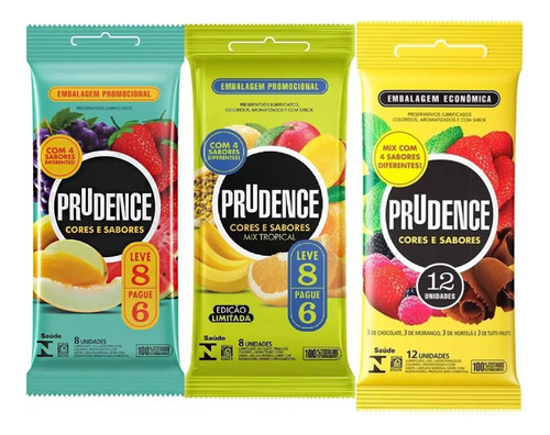 Mix Sabores Leve 28 Pague 24 Preservativos Prudence