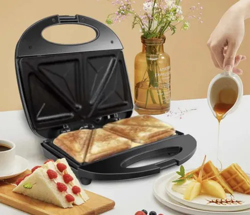 Sandwichera Electrica Maquina Tostadora De Sandwich Cuotas sin