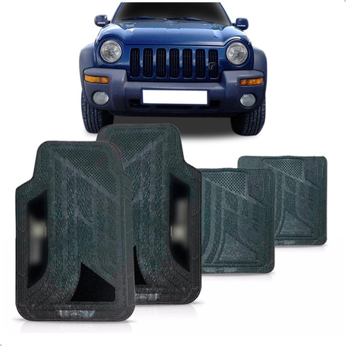 Jogo Tapete Mix Pvc Carpete Jeep Grand Cherokee Logo Bordado