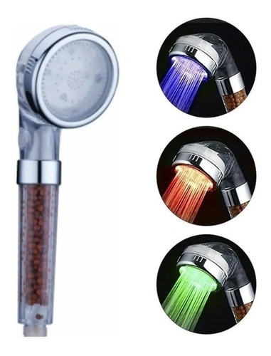 Eco Ducha Led Multicolor Cabezal Spa / Smart Business