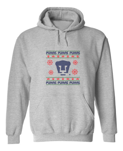 Sudadera Mujer Hoodie  Pumas Unam Navidad