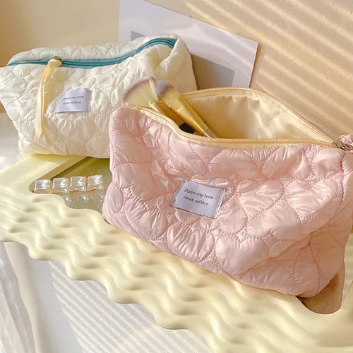 Bolsa De Cosméticos, Bolsa De Lavado, Bolsitas De Maquillaje Color Rosa