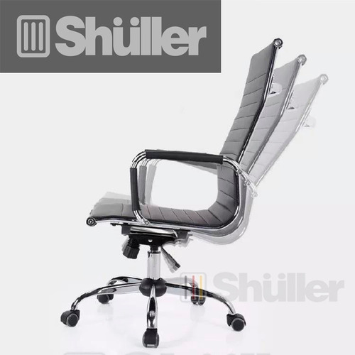 Imagen 5 de 10 de Sillon Silla Oficina Escritorio Aluminium Shuller Alta