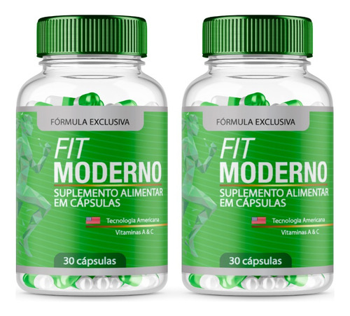 Suplemento em cápsula Modernitty  Suplemento Fit termogênico Fit sabor  fit moderno kit em pote de 15g 30 un