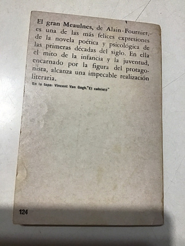 Alain Fournier El Gran Meaulnes (Usado)