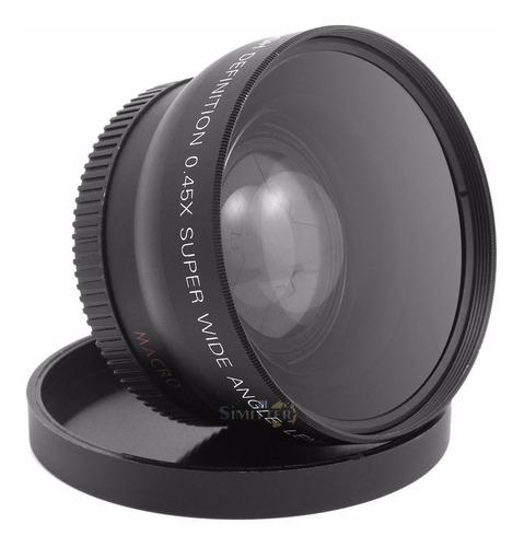 Lente Grande Angular Wide 0.45x 58mm + Macro Universal