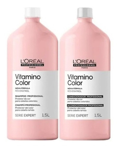 Kit L´oréal Vitamino Color Shampoo 1,5l + Condicionador 1,5l