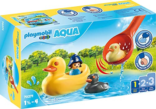 Familia De Patos Playmobil, 24,8 X 14,2 X 7 Cm