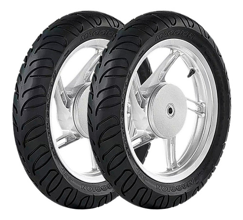 Par Pneu Moto 100/90 E 90/90-14 Maggion Pcx Scooter