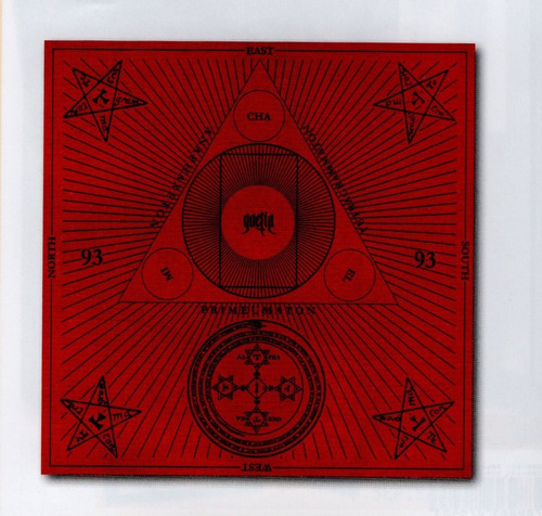 Tapiz Para Tarot Goetia  60x60 Cm (terciopelo)