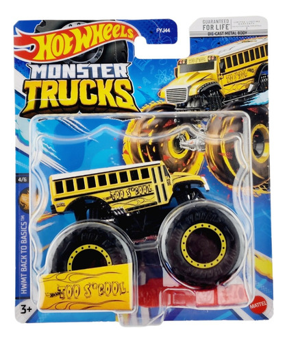 Hot Wheels Monster Trucks Too Scool (entrega Inmediata)