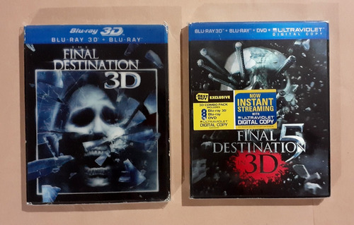Destino Final 4 + 5 - Blu-ray 3d + 2d + Dvd Original