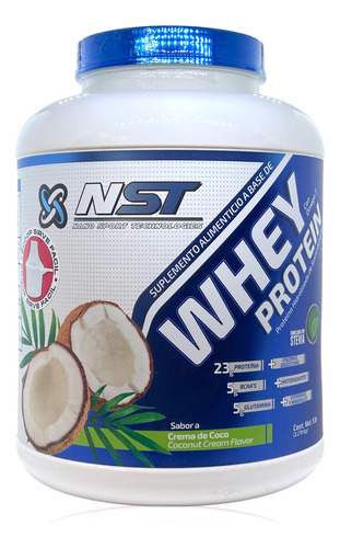 Whey Protein Hidrolizada Crema De Coco 5 Lbs Nst