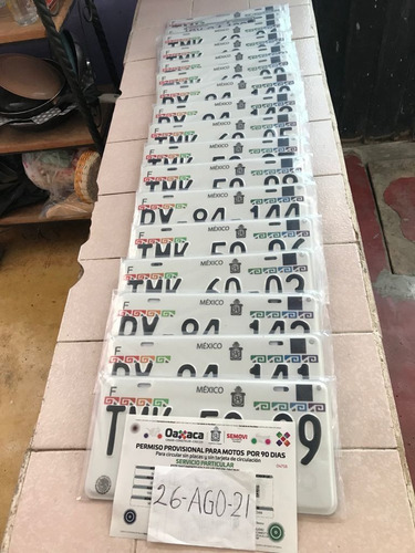 Imagen 8 de 10 de Placas De Oaxaca