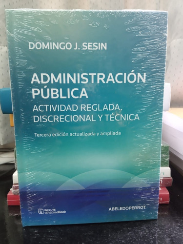 Administración Publica Actividad Regulada Domingo Sesin 3 Ed