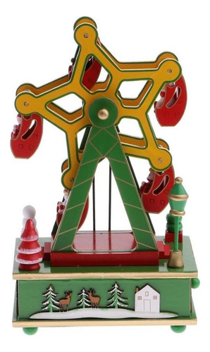 . Natal Roda Gigante Caixa De Música Brinquedo Boneco De