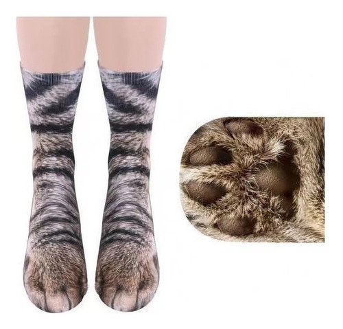 Calcetines Con Estampado De Animales En 3d Para Niños Con Ga