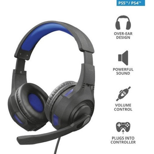 Imagen 4 de 4 de Auricular Trust Ravu Gxt 307 Headset Gamer Mic Pc Ps4 Y Ps5
