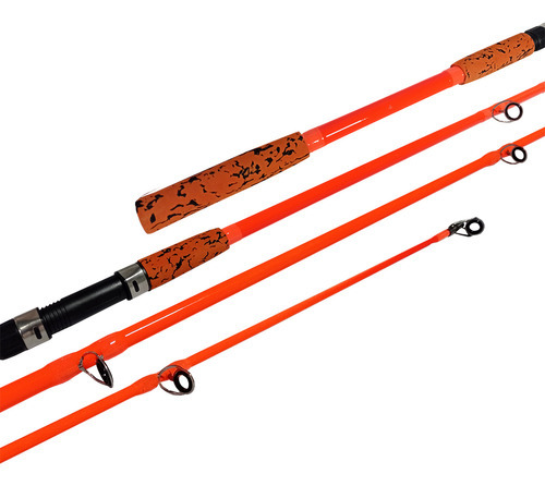 Vara De Pesca Jp Tamba 2,70 Mts 20-40 Lbs Color Jaú Pesca Cor Laranja