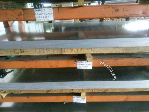 Lamina Galvanizada 0.90 X 1.22 X 2.44