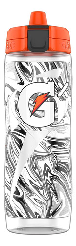 Botella P/ Deporte Gatorade Mármol Negro Capacidad De 887 Ml