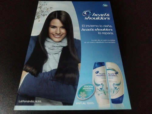 (pf414) Publicidad Head & Shoulders * Luli Fernandez