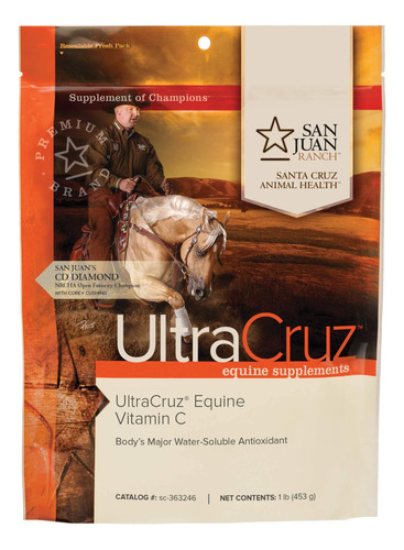 Ultracruz Suplemento Equino De Vitamina C Para Caballos, 1 L