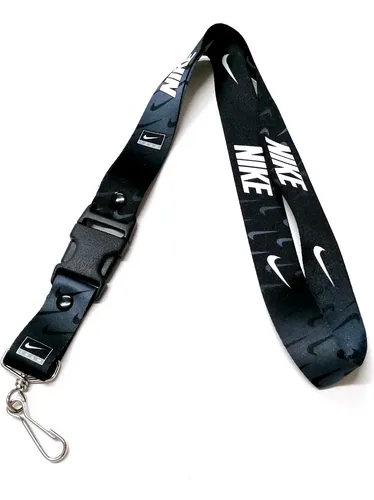 Lanyards Para Nike Negro Letras