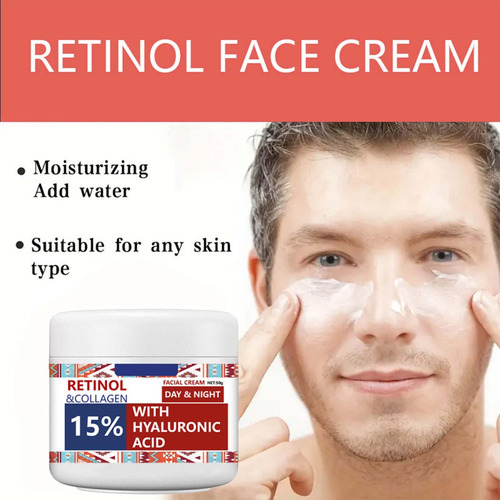 Creme Diurno E Noturno De 50 G De Retinol - Rosto Levemente