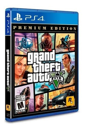 Imagen 2 de 3 de Grand Theft Auto 5 Premium Edition Formato Físico Ps4