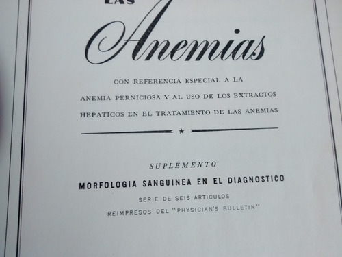 Libro Las Anemias (711
