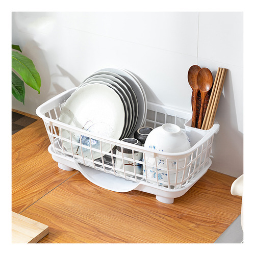 Estante De Secado De Platos Pequeño Con Base Desmontable De