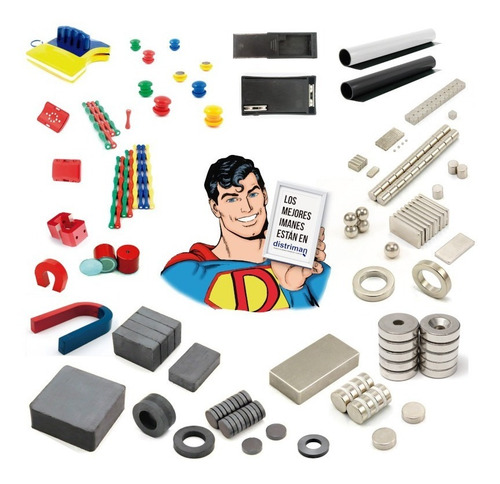 Pack 6 Unidades Imanes Neodimio Disco 20 Mm X 2 Mm Alta Pot