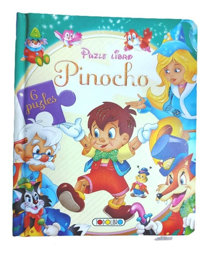 Libro Pinocho Puzzle Rompecabeza Pequeños Cuentos