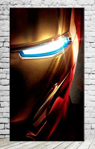 Cuadros Avengers Iron Man 30x57 Lienzo Canvas Habitacion B6