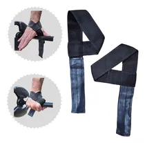 Comprar Cintas De Poder Agarre Barra Straps Powerlifting Cross Color Negro