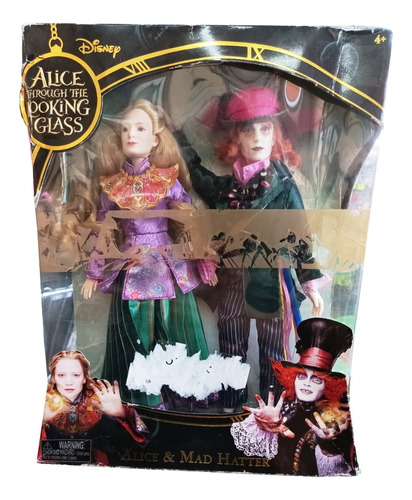 Muñecas Alicia Y Mad Hatter, Alice Through The Looking Glass