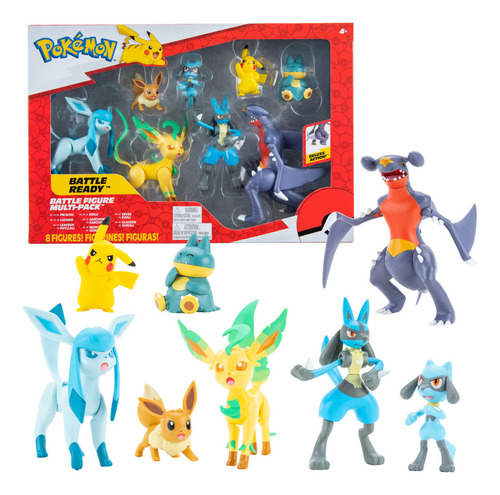 Set De Figuras De Acción Con Personajes De Pokémon, Paquete