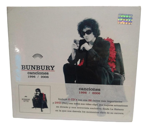 Bunbury Canciones 1996/2006 2 Cd + Dvd Nuevo-el Tren