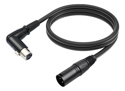 Para Cable Xlr, Ángulo Recto, Conector Hembra A Macho,