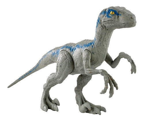 Jurassic World Velociraptor Azul Básico 30 Cm, Articulable