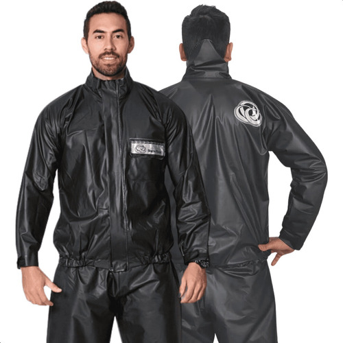 Capa De Chuva Motoqueiro Conjunto Pvc Impermeável Moto Race